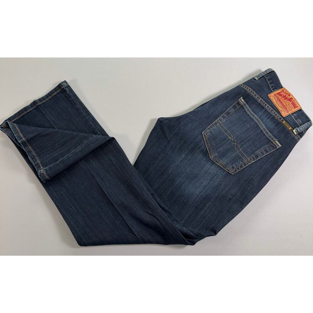 Lucky Brand Men’s Straight Leg Blue Jeans Size 34 x 31 Medium Wash Denim Pants